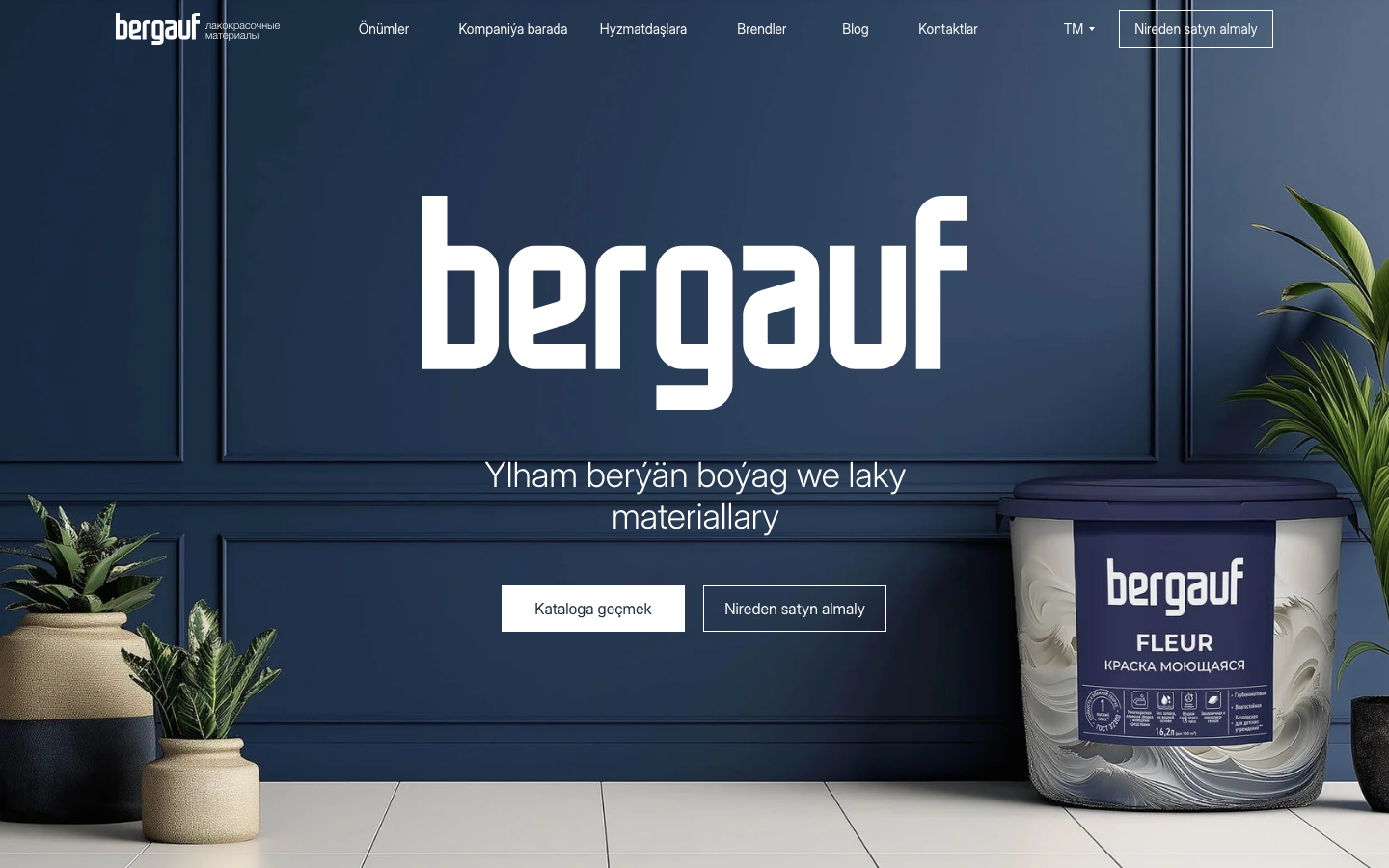 Скриншот сайта Bergauf